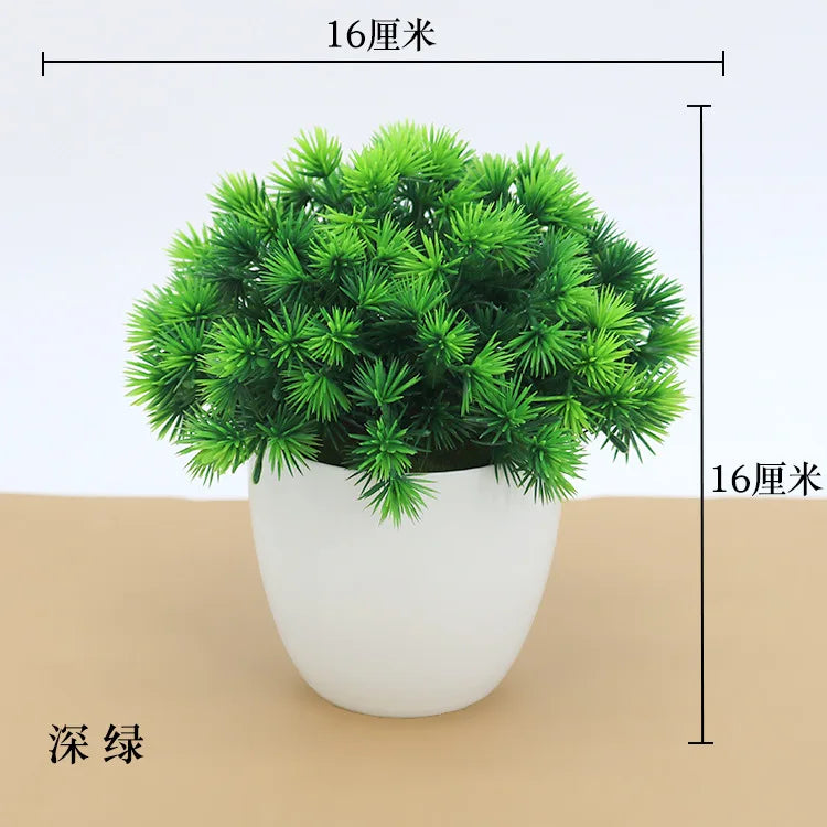Artificial Potted Bonsai Plants - Decorative Greenery for Home, Garden, Party, and Hotel Décor