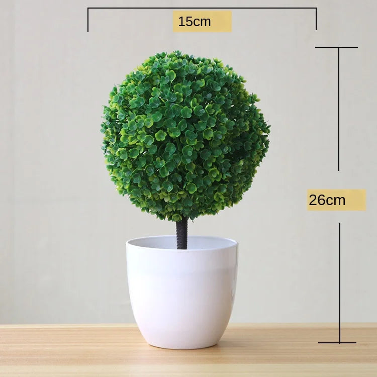 Artificial Potted Bonsai Plants - Decorative Greenery for Home, Garden, Party, and Hotel Décor